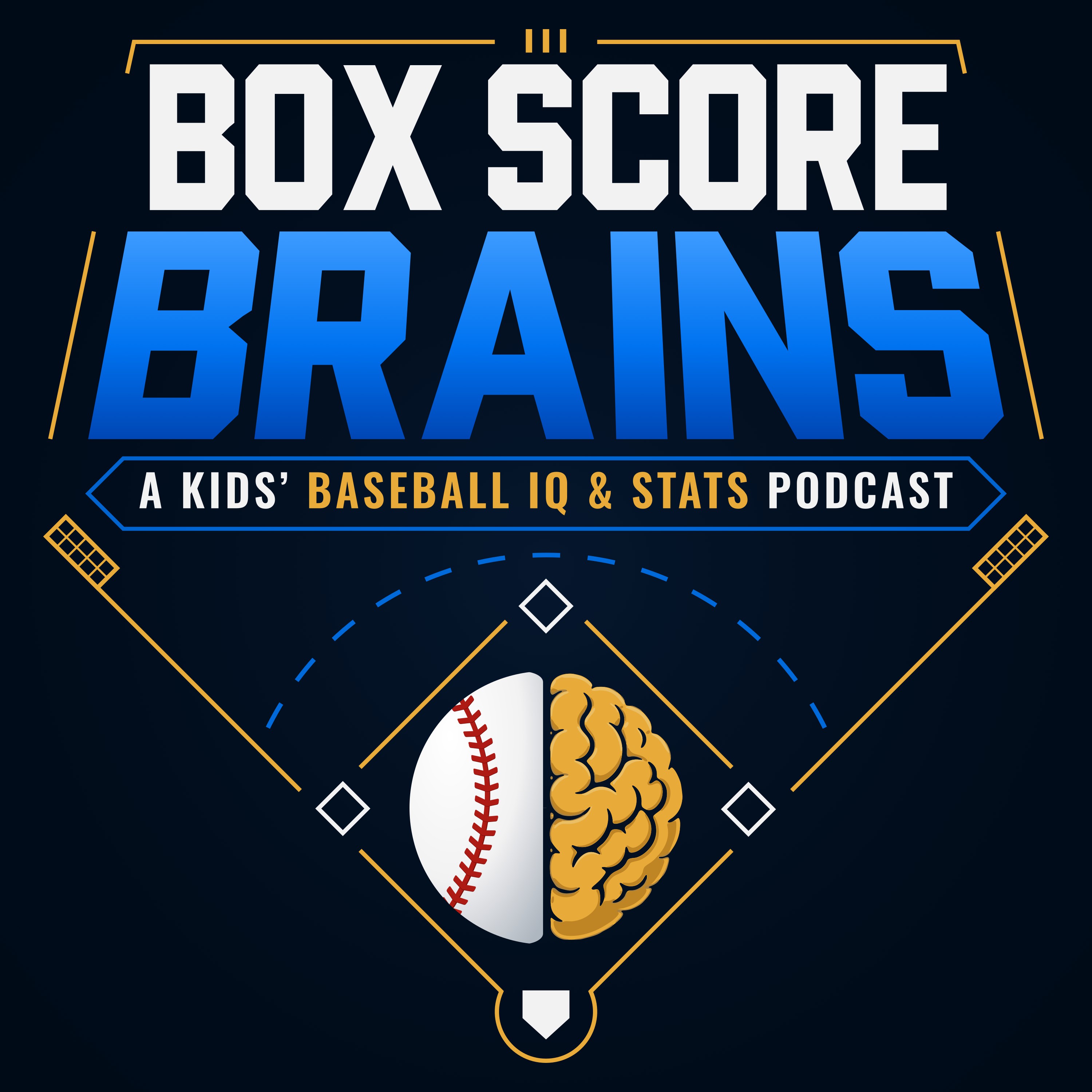 Box Score Brains: A Kids' Baseball IQ & Stats Podcast podcast artwork